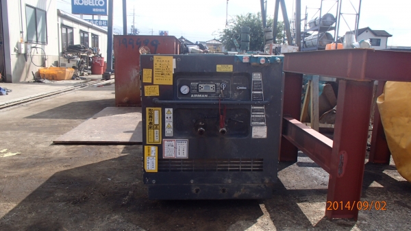 เครื่องปั๊มลม Airman PDS100S #B6-5C10818 2989hr 2010Yr เก่าญี่ปุ่น สนใจโทร. 080-6565422 (หนิง)