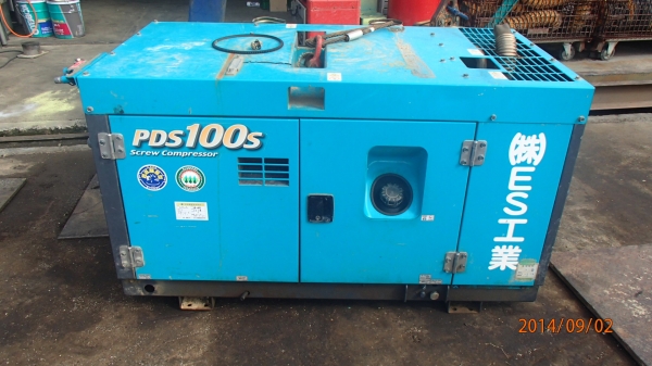 เครื่องปั๊มลม Airman PDS100S #B6-5C10818 2989hr 2010Yr เก่าญี่ปุ่น สนใจโทร. 080-6565422 (หนิง)