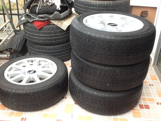 แม็กTRD18พรั้อมยางYOKOHAMAปี2012 ยางยังใช้ได้