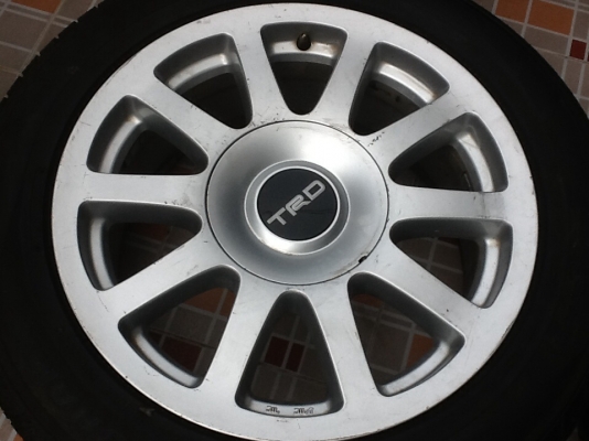 แม็กTRD18พรั้อมยางYOKOHAMAปี2012 ยางยังใช้ได้