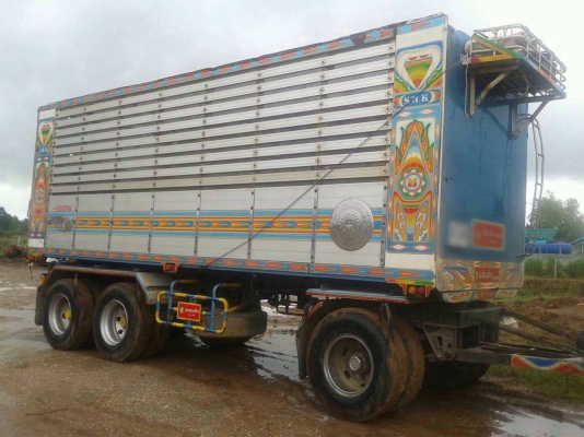 ขายดาว์น ISUZU 360 แรง ปี 52 กระบะดัมพ์สหกิจแม่ลูก ยาว 7 เมตร