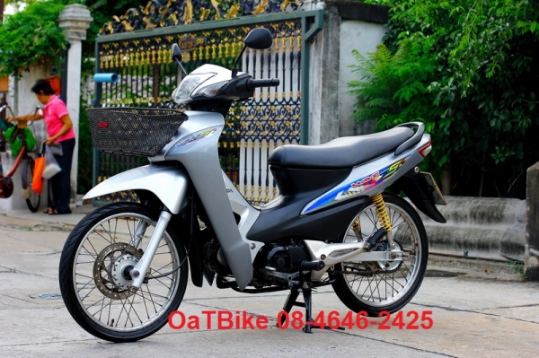 Wave 100 UBOX สีเงิน รถมือเดียว เดิมๆ