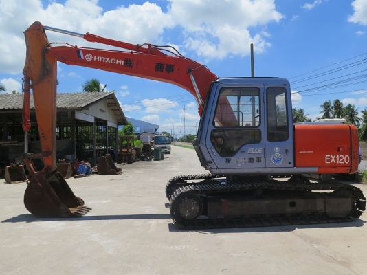 ขายรถแบคโฮล รถขุด HITACHI EX120-2 มือสอง นำเข้าเอง จากญี่ปุ่นแท้ๆ