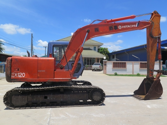 ขายรถแบคโฮล รถขุด HITACHI EX120-2 มือสอง นำเข้าเอง จากญี่ปุ่นแท้ๆ