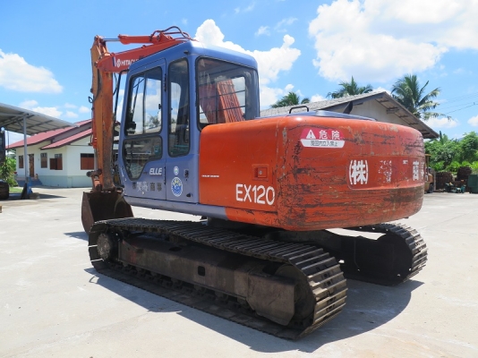 ขายรถแบคโฮล รถขุด HITACHI EX120-2 มือสอง นำเข้าเอง จากญี่ปุ่นแท้ๆ