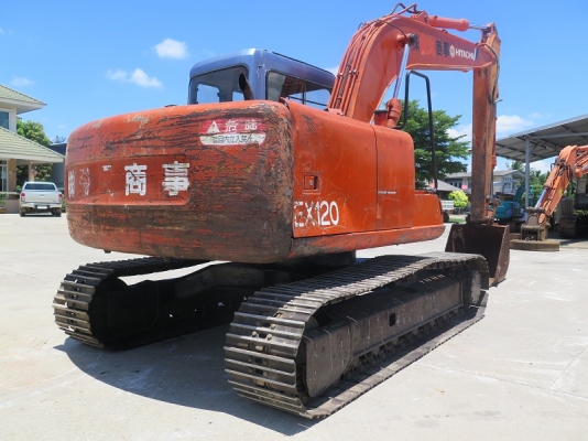 ขายรถแบคโฮล รถขุด HITACHI EX120-2 มือสอง นำเข้าเอง จากญี่ปุ่นแท้ๆ
