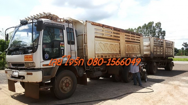 ***ขายแล้วครับขอบคุณ Truck2hand ขาย18ล้อพ่วงแม่ลูกดั้ม ISUZU DECA FXZ 270 EURO1 ปี46 FXZ23NZP-T 6SD1-270แรง เครื่องเดิมเกียร์อีตั้น เครื่องดี แน่นดี แรง เกียร์ดีไม่หลุด ช่วงล่างเดิมๆ คัสซีดีเดิม ไม่ปะ ไม่ดาม ไม่มีบวม ตำหนิ สนิมกินบ้าง ผิวนอก กระบะดั้มเหล็