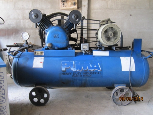ขายปั๊มลม ยี่ห้อ PUMA ความจุ 315 ลิตร Motor 7.5 Hp พร้อมเครื่องทำลมแห้ง DTM อุปกรณ์ครบชุด ใช้งานได้เลย