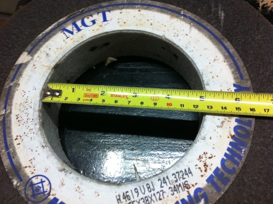 หินเจียร์ MITSUI ขนาดใหญ่ 355*38*127 เนื้อเหลือ 11.5 นิ้ว นำไปใช้กันงานขัดเจียร์ได้ หินเจียร์ MITSUI ขนาดใหญ่ 355*38*127 เนื้อเหลือ 11.5 นิ้ว นำไปใช้กันงานขัดเจียร์ได้