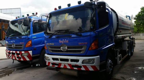 HINO-FL-8J 220แรงซีรี500คอมมอลเรว ถังบรรจุ 18,000ลิตรโหลดล่างยางใหม่10เส้น