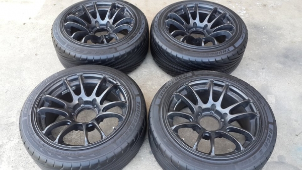 Cosmis 6รู ขอบ 17 หน้า 8 หลัง 9 ยาง ปี10 ดอกเต็มๆสวยๆ