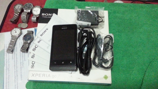จัดไปถูกๆครับ 1500 บาท โทรศัพท์ Sony XPERIA go ครับ หน้าจอมีรอยใช้งานครับ อุปกรณ์ยกกล่อง