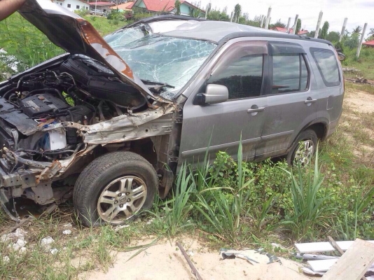 ซากCRVเครื่อง2000 ปี02