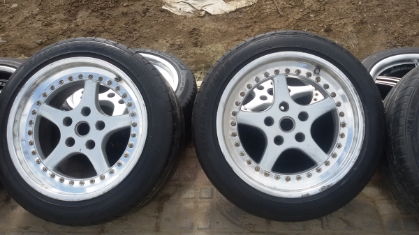 ขายล้อขอบ17 5รู120 พร้อมยางชุดละ8500