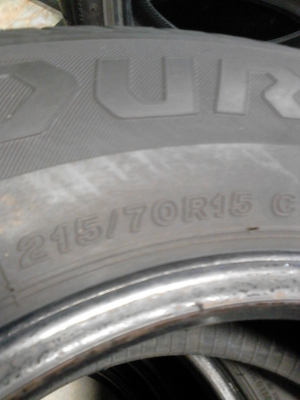215/70R15 BRIDGESTONE DURAVIS R611 มีชุด 4 เส้น TEL.081-427-3941 215/70R15 BRIDGESTONE DURAVIS R611 มีชุด 4 เส้น TEL.081-427-3941