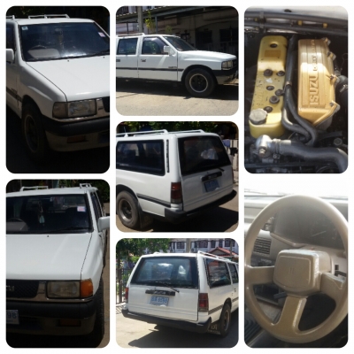 Isuzu 5 Door Van 1993 สีขาวสวยๆ มังกรทอง 2800 CC (เครื่องเงียบและแรงตามใจสั่ง)เครื่อง ช่วงล่างดี แอร์เย็น พวงมาลัยเพาเวอร์ กระจกมือหมุนล้อ แม็กสวย เกียร์ธรรมดาภาษี 58 กล้า.. ท้า.. ลองขับ
