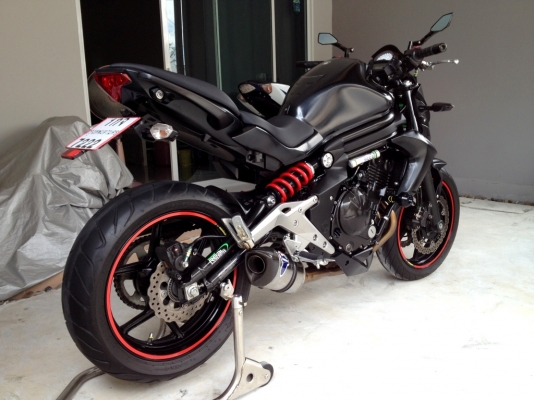 ขาย Kawasaki ER6N ปี2013 สภาพสวย สีดำด้าน ท่อFull 219000 (รับเทริ์น/จัดไฟแนนท์) ขาย Kawasaki ER6N ปี2013 สภาพสวย สีดำด้าน ท่อFull 219000 (รับเทริ์น/จัดไฟแนนท์)