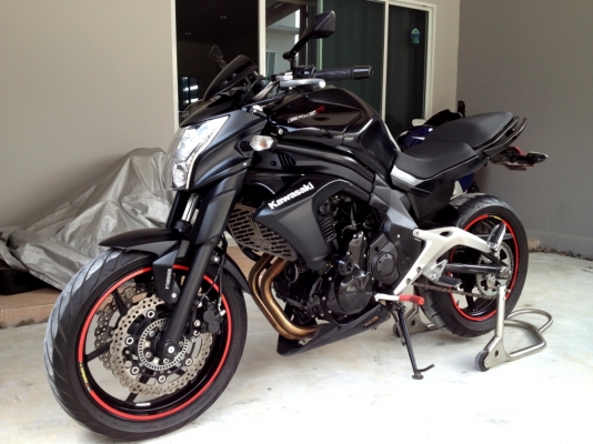 ขาย Kawasaki ER6N ปี2013 สภาพสวย สีดำด้าน ท่อFull 219000 (รับเทริ์น/จัดไฟแนนท์) ขาย Kawasaki ER6N ปี2013 สภาพสวย สีดำด้าน ท่อFull 219000 (รับเทริ์น/จัดไฟแนนท์)