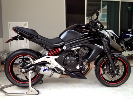 ขาย Kawasaki ER6N ปี2013 สภาพสวย สีดำด้าน ท่อFull  219000 (รับเทริ์น/จัดไฟแนนท์)