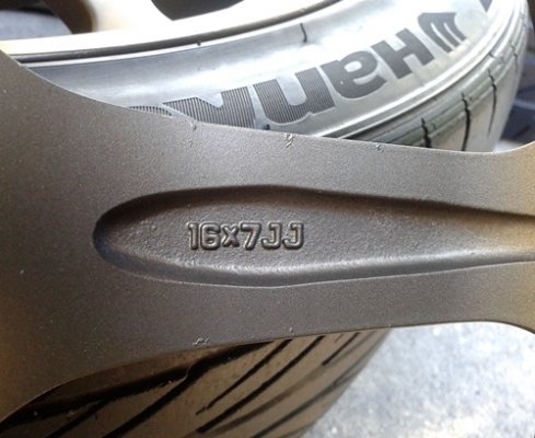 ล้อ,WEDS SPORT SA-90 แท้ 16X7'4รู100 งามๆพร้อมยาง ล้อเก่าเทิร์นได้!!