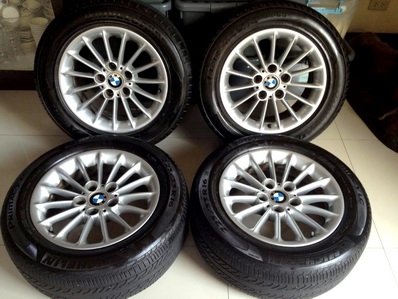 ---ขายแล้ว----แม็กซ์ BMW ซีรีย์ 5 ขนาด 16 นิ้ว ลายก้านถี่ E34 E39 5รู120 พร้อมยางปีMichelin 225 55 16 ปี 12 รายละเอียดด้านใน ---ขายแล้ว----แม็กซ์ BMW ซีรีย์ 5 ขนาด 16 นิ้ว ลายก้านถี่ E34 E39 5รู120 พร้อมยางปีMichelin 225 55 16 ปี 12 รายละเอียดด้านใน