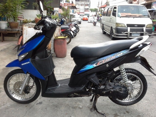 click ปี 50 น้ำเงิน ดำ รถบ้าน เดิม เครื่องเดิม เอกสารครบ