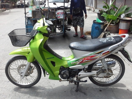 Wave 125 r ปี 50 กุญแจใหญ่ สีเขียว เทา รถบ้าน เครื่องเดิมๆ มีเล่ม เอกสารครบ