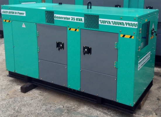 เครื่องปั่นไฟนำเข้าประกอบใหม่ 35Kva.รับประกัน 12 เดือน