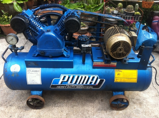 ขายปั้มลม PUMA 3แรง ถัง165ลิตร ถูกๆครับมารับเอง