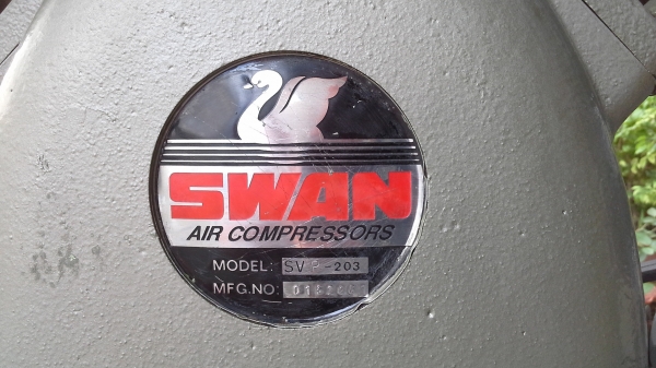 ขายปั้มลม swan 3 แรง มอเตอร์3แรง220v