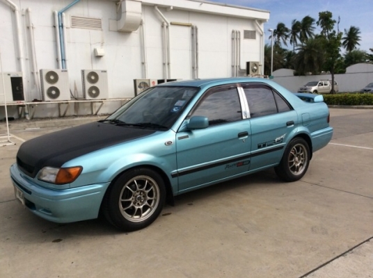 ขายรถโตโยต้า โซลูน่า 1.5 GLI ปี 97 เครื่องเดิม 1.5 หัวฉีด เกียร์ธรรมดา เพาเวอร์  ภายในสวยเดิมๆสะอาด กระไฟฟ้า เซ็ลทรัลล็อค วิทยุ CD ตัวถังบางๆเดิมๆ สีเต็มเงาสวย ไม่มีชน แม็ก 15" ยางใหม่ๆ รถขับดีมาก ภาษีปี 58 ประกันชั้น 3 รถสวยๆ พร้อมใช้ได้เลยครับ