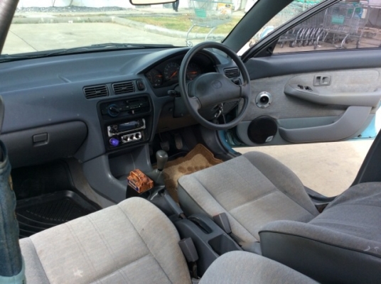 ขายรถโตโยต้า โซลูน่า 1.5 GLI ปี 97 เครื่องเดิม 1.5 หัวฉีด เกียร์ธรรมดา เพาเวอร์  ภายในสวยเดิมๆสะอาด กระไฟฟ้า เซ็ลทรัลล็อค วิทยุ CD ตัวถังบางๆเดิมๆ สีเต็มเงาสวย ไม่มีชน แม็ก 15" ยางใหม่ๆ รถขับดีมาก ภาษีปี 58 ประกันชั้น 3 รถสวยๆ พร้อมใช้ได้เลยครับ