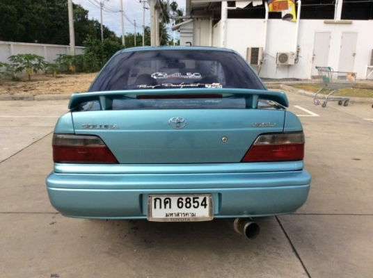 ขายรถโตโยต้า โซลูน่า 1.5 GLI ปี 97 เครื่องเดิม 1.5 หัวฉีด เกียร์ธรรมดา เพาเวอร์  ภายในสวยเดิมๆสะอาด กระไฟฟ้า เซ็ลทรัลล็อค วิทยุ CD ตัวถังบางๆเดิมๆ สีเต็มเงาสวย ไม่มีชน แม็ก 15" ยางใหม่ๆ รถขับดีมาก ภาษีปี 58 ประกันชั้น 3 รถสวยๆ พร้อมใช้ได้เลยครับ