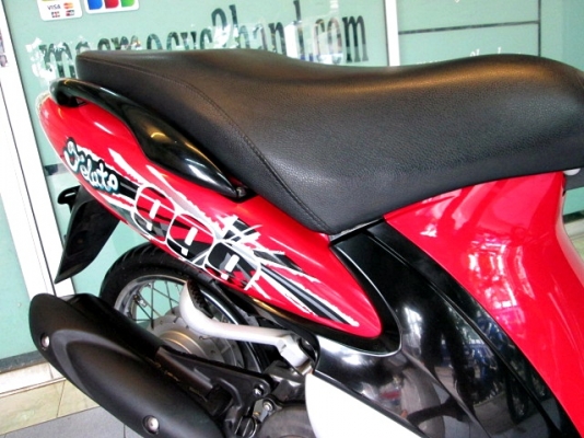 JALATO สีแดง รถเดือน พ.ค ปี 56 หัวฉีด แรงด้วย125 cc.ไมล์ 7440 โล ของแถม 2 รายการ 18900