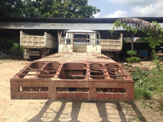 ขายสิบล้อเทเลอร์mitsu 2เพลาหางบรรทุกแม็คโคร