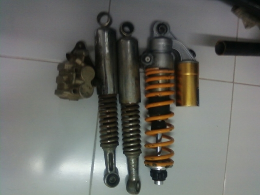 ขายอะไหล่ มอไซด์ แต่งโช๊คหลัง 3 ชิ้น รวมปั้มล่าง ราคาสุดคุ้มไปเลย 500 บาท ขายอะไหล่ มอไซด์ แต่งโช๊คหลัง 3 ชิ้น รวมปั้มล่าง ราคาสุดคุ้มไปเลย 500 บาท