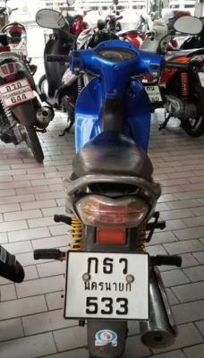 สตาร์ทมือ wave125s น้ำเงินดำ กท533 เครื่องดี 19,500
