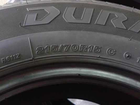 ยาง 215-70-15 ปี13 Bridgestone Duravis R611 อัพเดท 24เมย.58