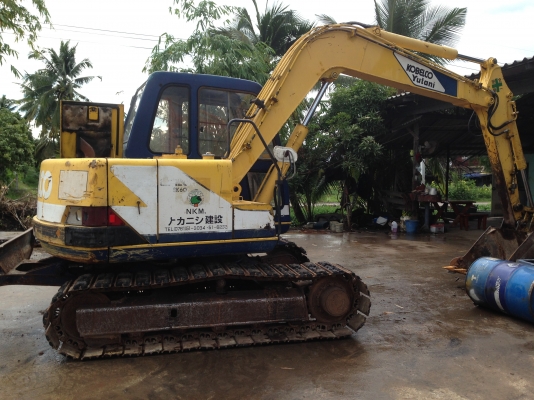ขายด่วน KOBELCO SK60-1 มาร์คทรี นำเข้า มีลายหัวเจาะ มีใบมีดดัน ใช้งานมาน้อย มีแอร์พร้อมใช้