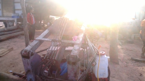 คีบอ้อยติดรถยันมาร์45แรง ครบชุด ไฮดรอลิคดี โทร081-0745778 ลุงโหนกรับสายจ้า