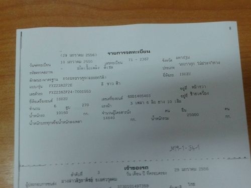 ขาย10ล้อ ISUZU DECA 270 ยูโร2 แม่ลูกดัมพ์สามมิตร ปี06