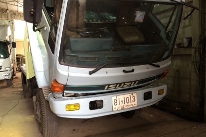 ขาย isuzu ROCKY 175 แรง 6bg1 1 เพลา FVM12MY แท้ พื้นเรียบพร้อมใช้ กระบะทำให้ใหม่