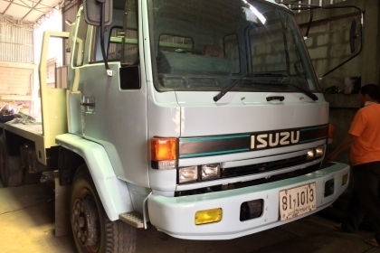 ขาย isuzu ROCKY 175 แรง 6bg1 1 เพลา FVM12MY แท้ พื้นเรียบพร้อมใช้ กระบะทำให้ใหม่