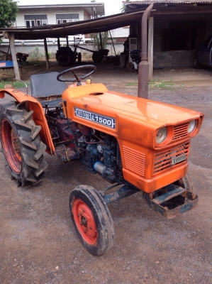 แทรกเตอร์คูโบต้า L1500 สภาพดีพร้อมไช้งาน มีผานพรวน 1 พวงแถมให้