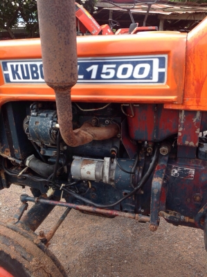 แทรกเตอร์คูโบต้า L1500 สภาพดีพร้อมไช้งาน มีผานพรวน 1 พวงแถมให้