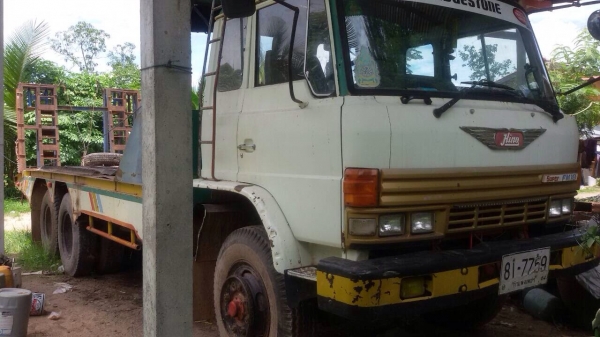 ขายรถบรรทุกสิบล้อเทเลอร์ KT725 หัว F18 เครื่อง HO7D-195 แรง 2 เพลา ทะเบียนพร้อม