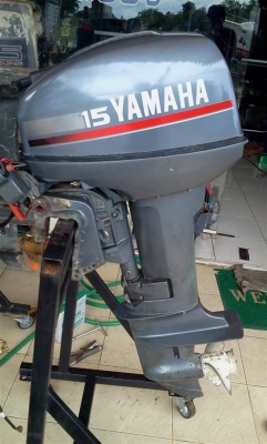 เครื่องยามาฮ่า 15แรงม้า หางสั้น17นิ้ว สตาร์ทไฟฟ้า ราคา 41500 บาท