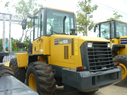 รถตักล้อยาง Komatsu WA150 รถเก่านอก นำเข้าจากญี่ปุ่น พร้อมใช้งาน ระบบไฟฟ้าครบ