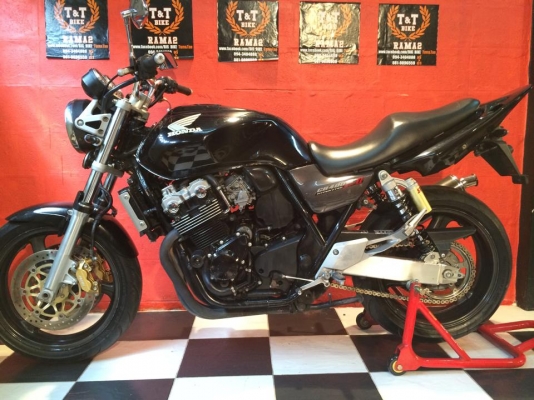 T&amp;T BIKE RAMA2 ขายราคาเพียง 69500 ฿HONDA CB400 ปี97 VS.S อินวอย สรรพสามิตเครื่องดี รถสวยกริปเก็บเงางาม