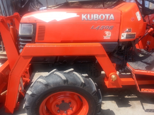 คูโบต้า L4508 4 WD ใบมีดดันหน้า  เล่มพร้อมถูกๆใช้งานได้เลย